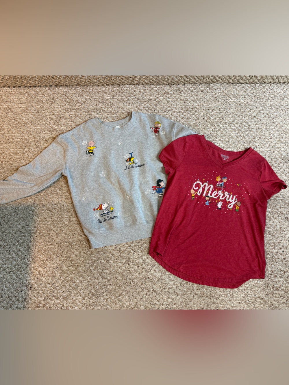 Maurice’s Peanuts Christmas Lot, Size Medium